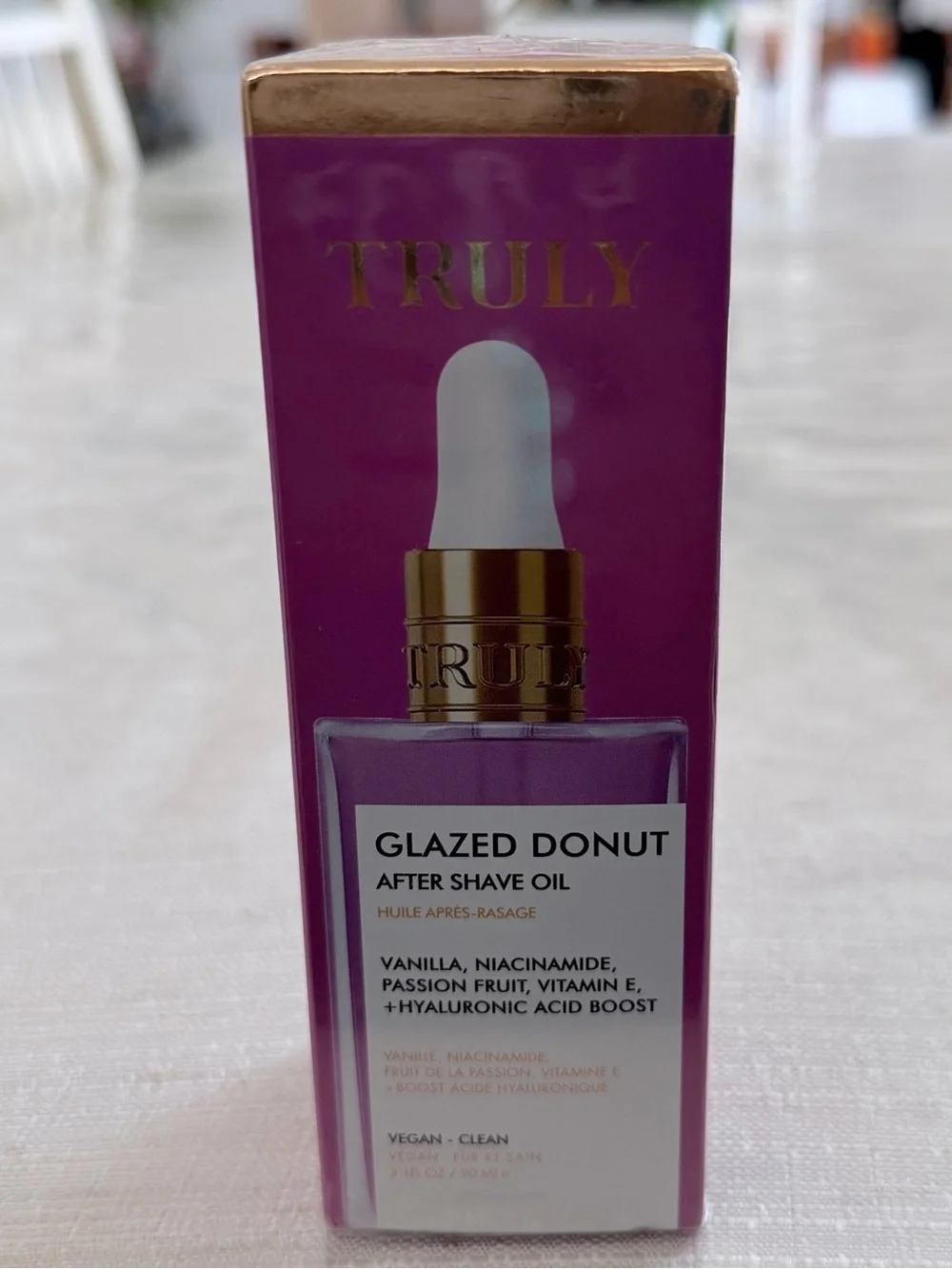 TRULY Glazed Donut After Shave Oil 3.1oz
